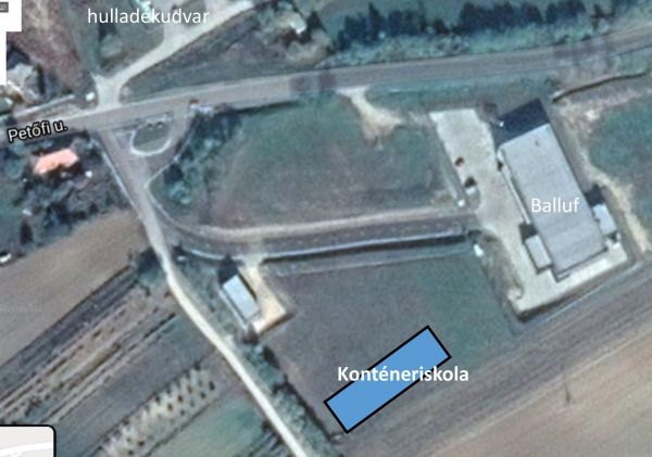 Konténeriskola épül községünkben